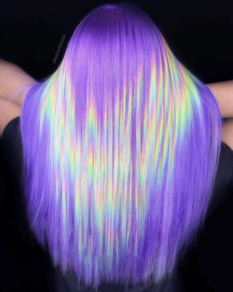 Holographic Hair Is The The Hottest (and most magical) Hair Trend Of 2021